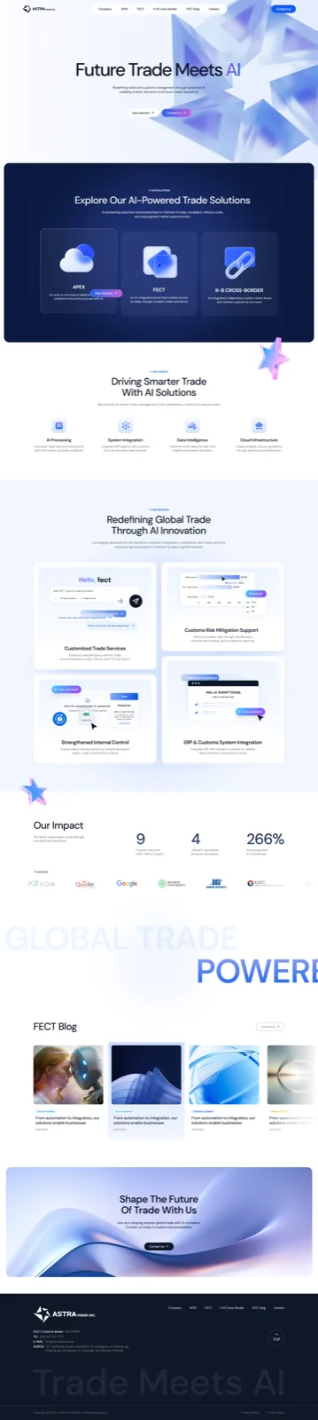 Astra Vision — company site — 1