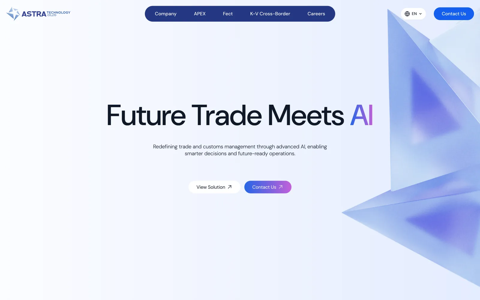 Corporate hero — light
