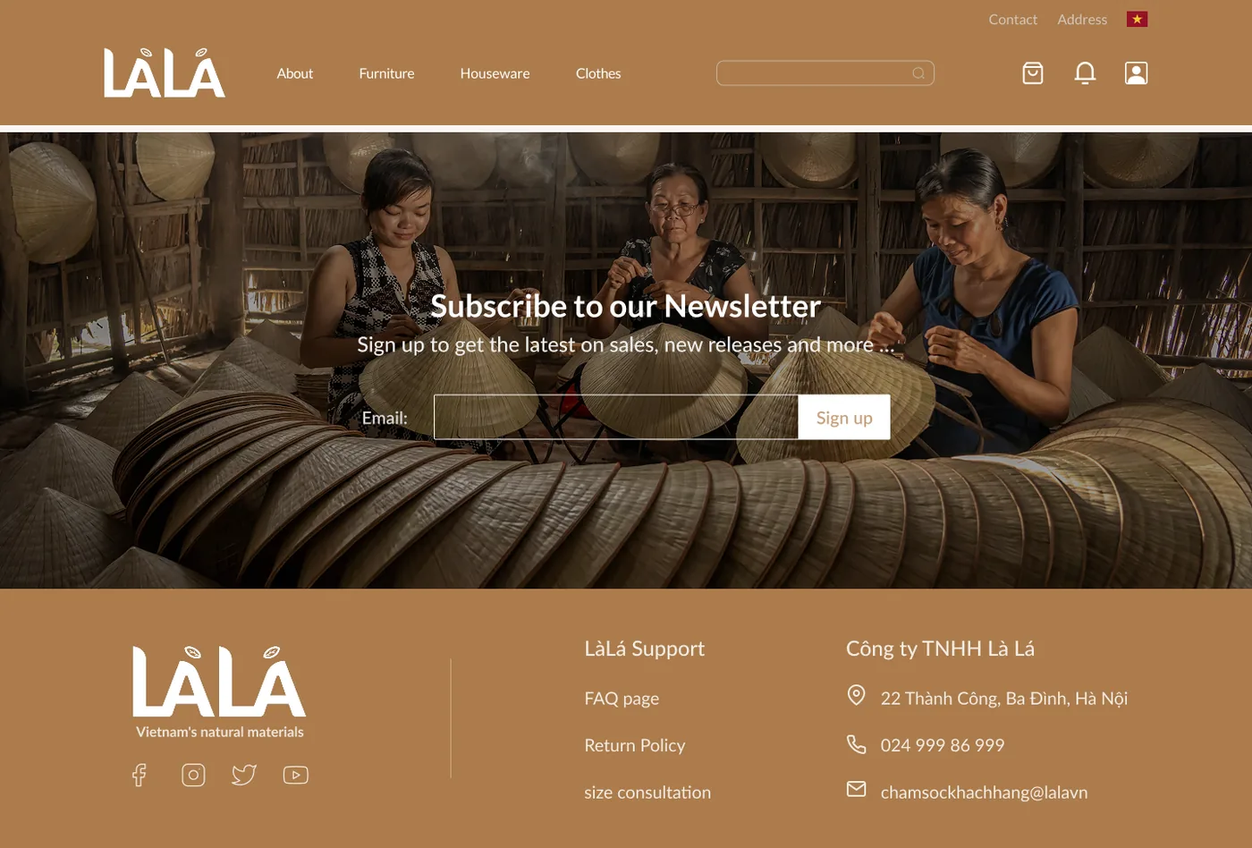 Là Lá — wooden-handicraft e-commerce — 3