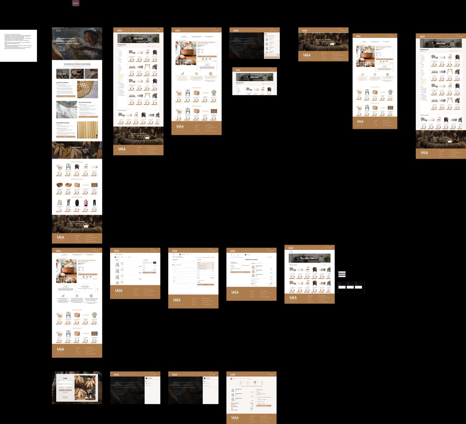 Là Lá — wooden-handicraft e-commerce