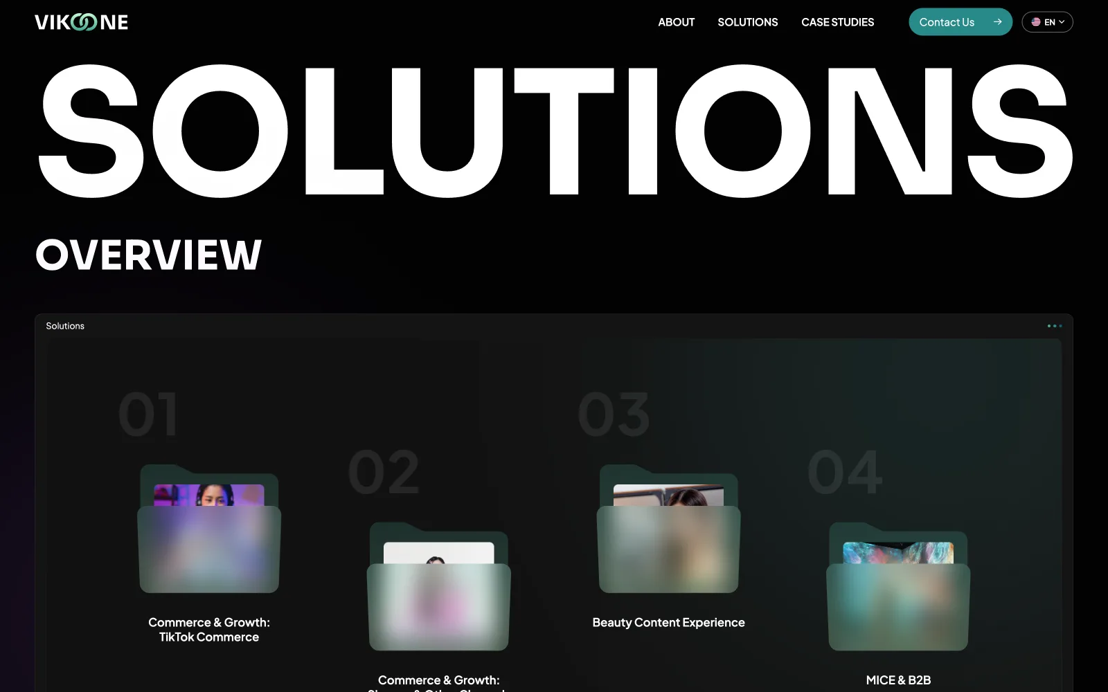 Four solutions that fly in on scroll